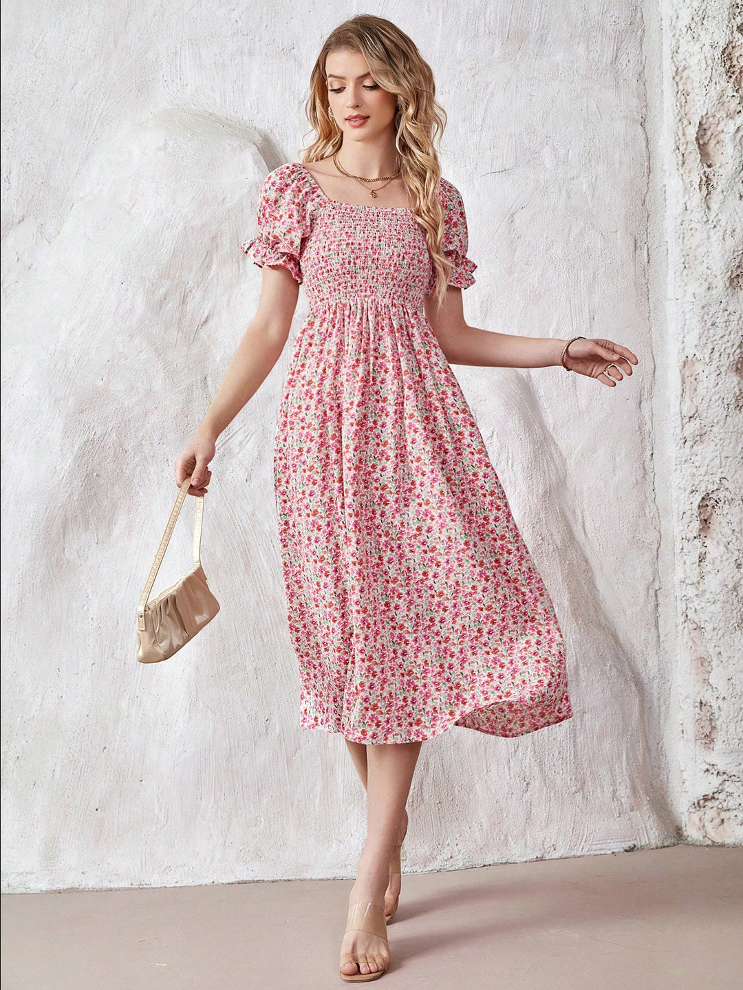 Buy Blue Ditsy Floral Print Ditsy Floral Print Summer Dress' from Next  Germany